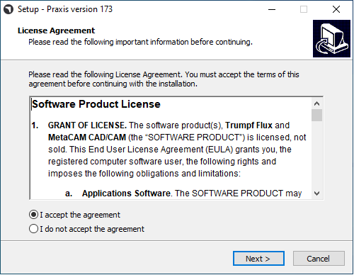 Praxis License Agreement