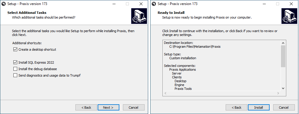 Install SQL