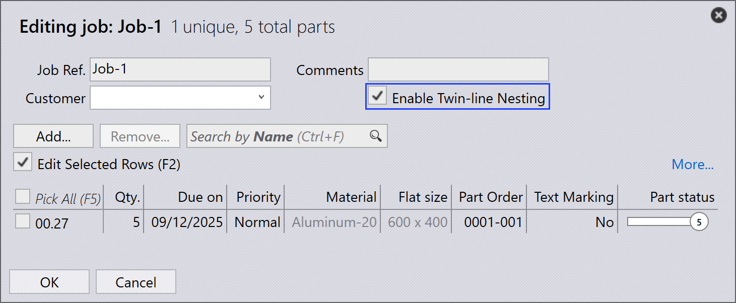 Twinline Job