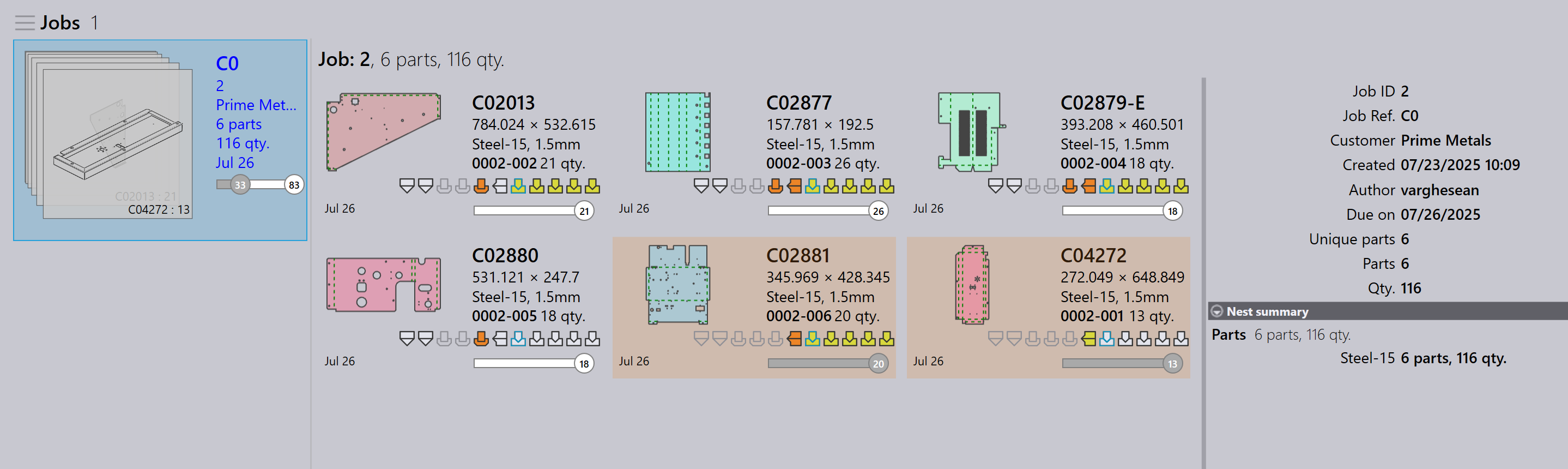 CSV import