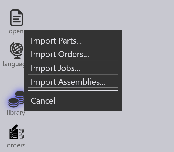 Import assembly