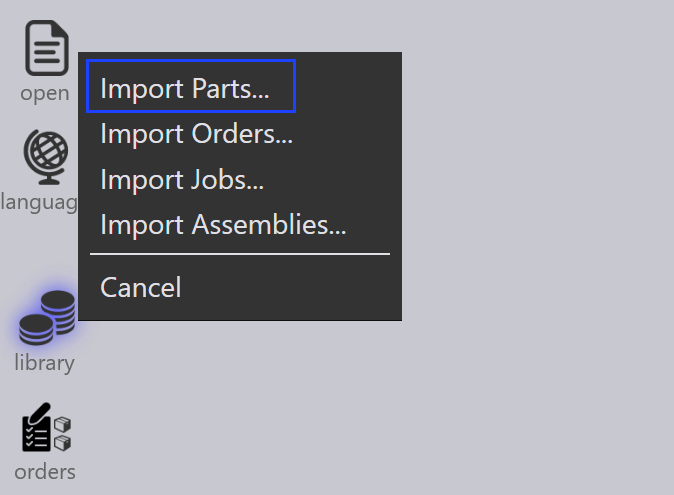 Import part