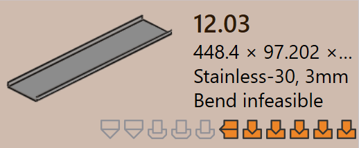 Bend Infesible