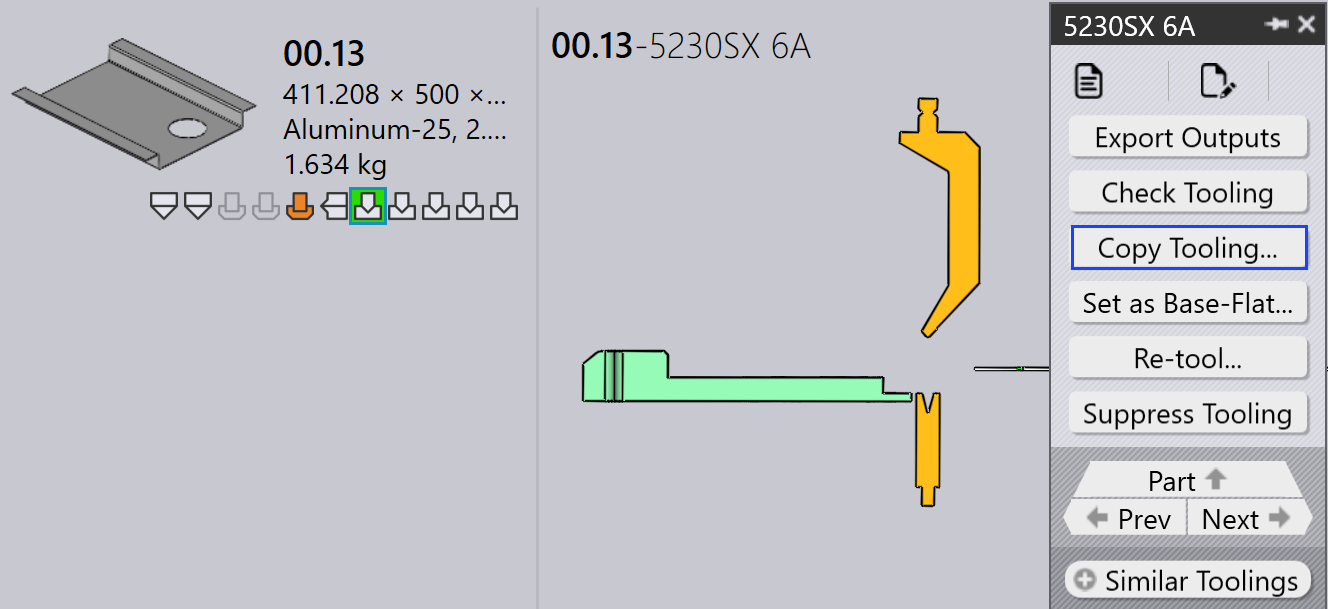 Copy tooling