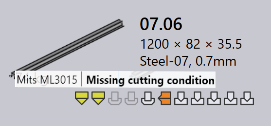 Cutting Condition