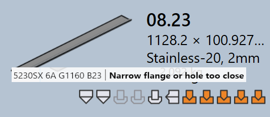 Narrow Flange