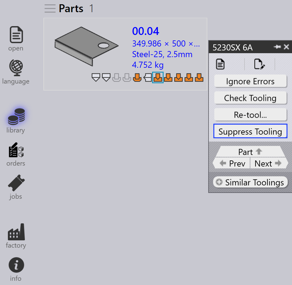 Supress Tooling