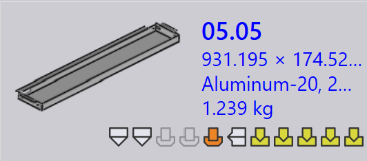 Tooling status