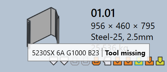 Tool Missing