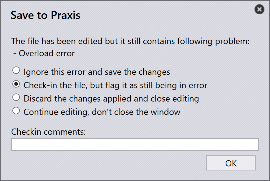 Error Save